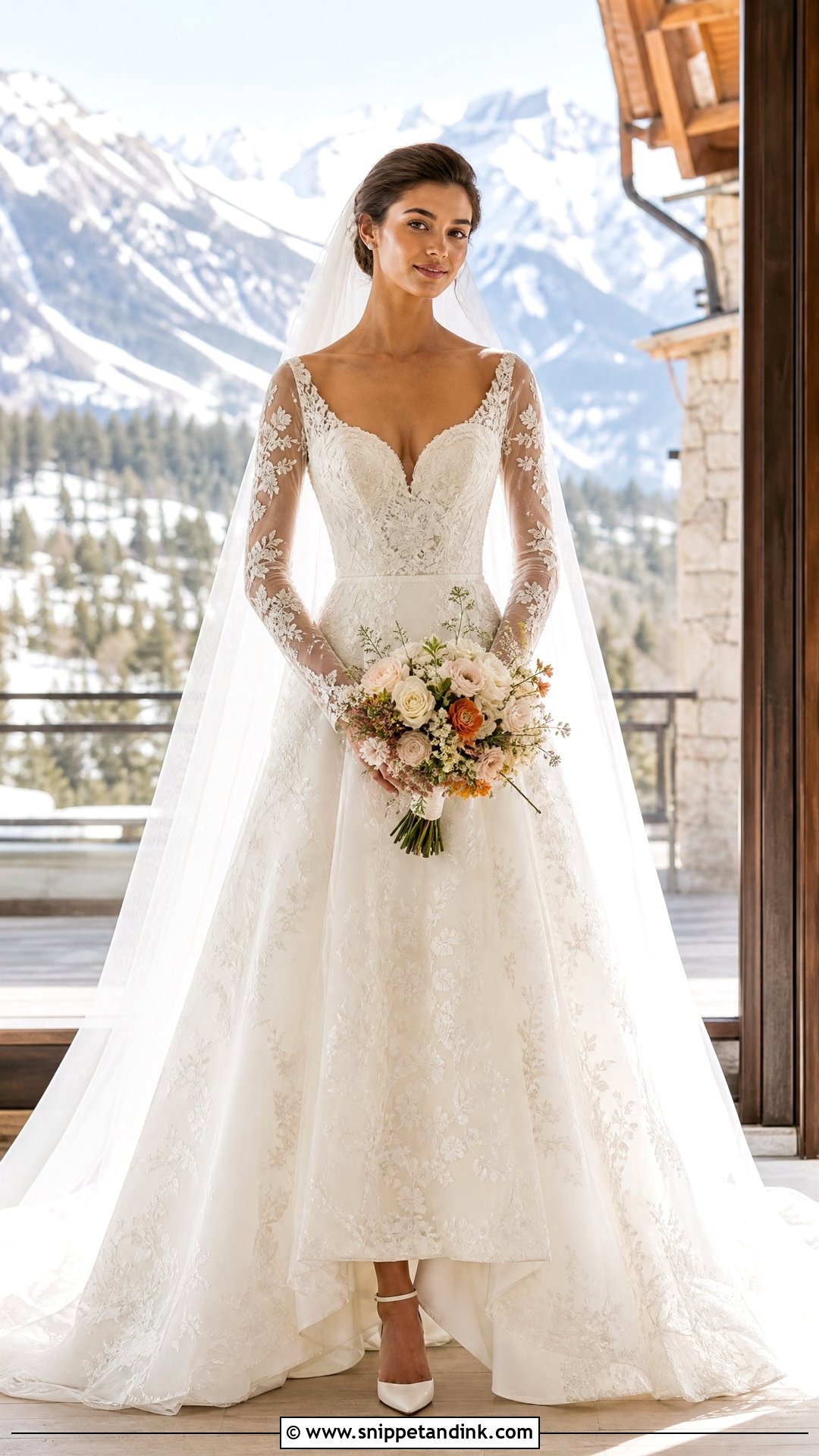 Taylor Hill Long Sleeve Wedding Dress - Snippet and Ink - 20 Taylor Hill Wedding Dress Ideas