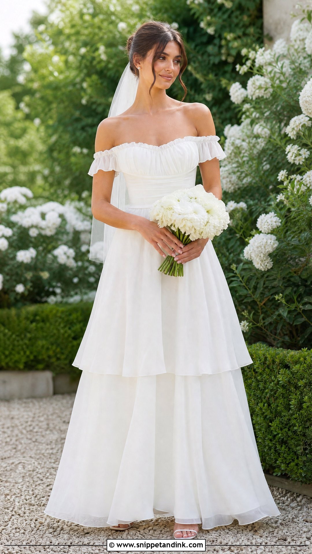 Taylor Hill Ruffle Wedding Dress - Snippet and Ink - 20 Taylor Hill Wedding Dress Ideas