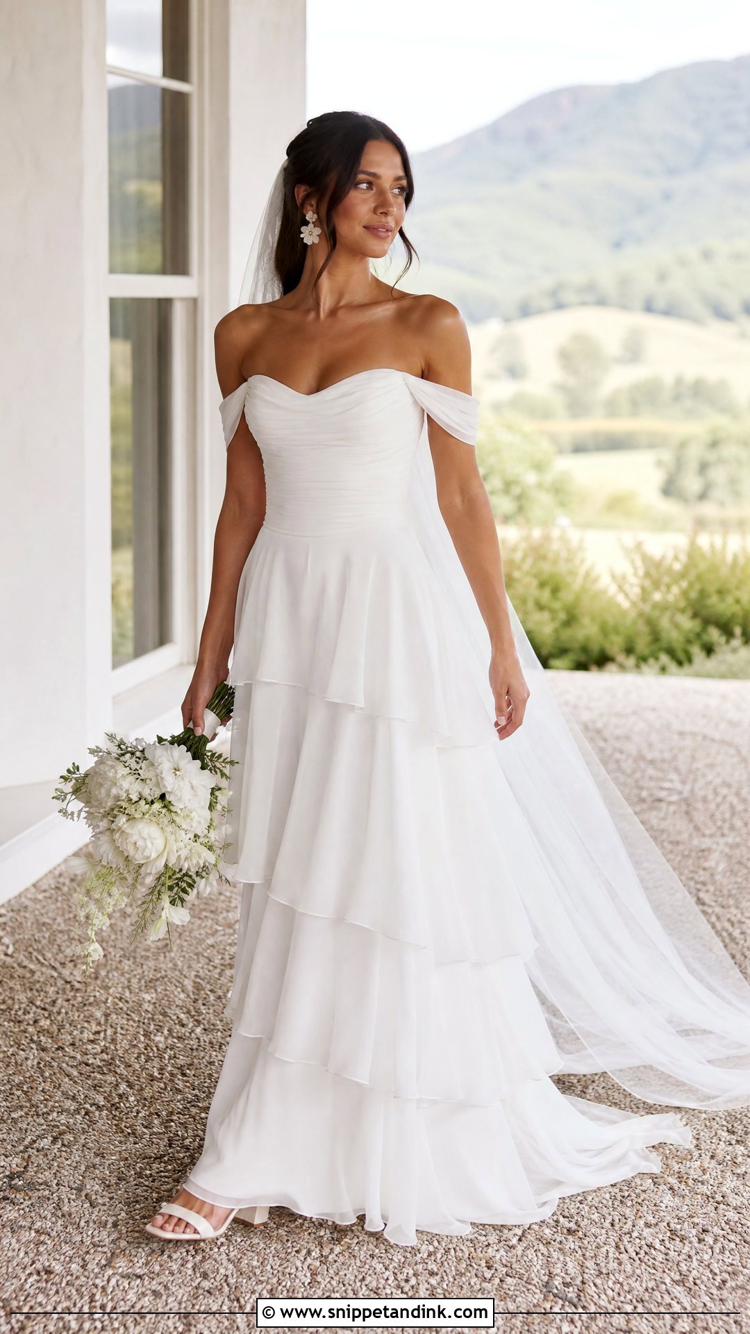 Taylor Hill Tiered Wedding Dress - Snippet and Ink - 20 Taylor Hill Wedding Dress Ideas
