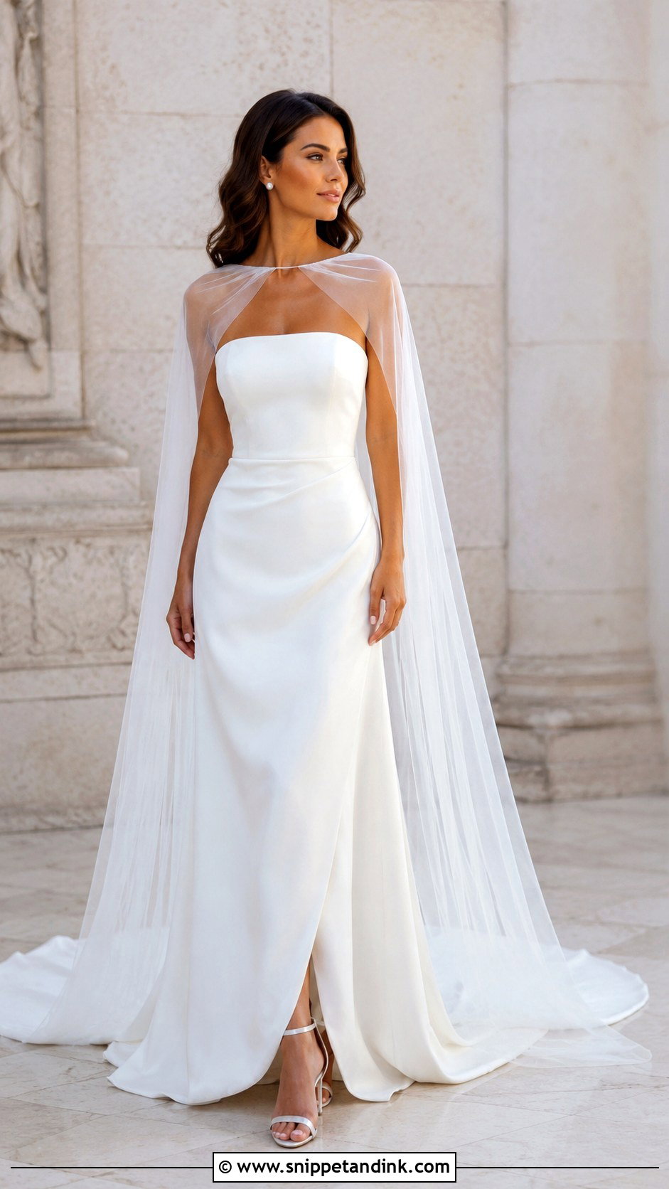 Taylor Swift Wedding Dress Cape Veil - Snippet and Ink - 25 Taylor Swift Wedding Dress Ideas
