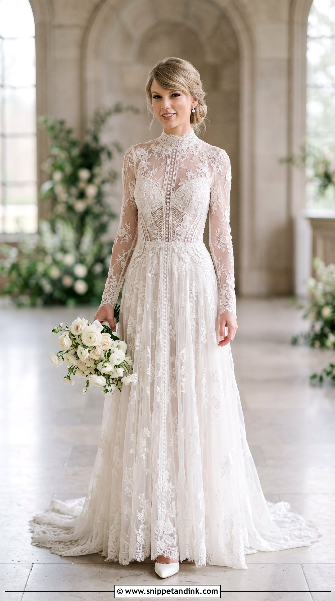 Taylor Swift Wedding Dress High Neck - Snippet and Ink - 25 Taylor Swift Wedding Dress Ideas