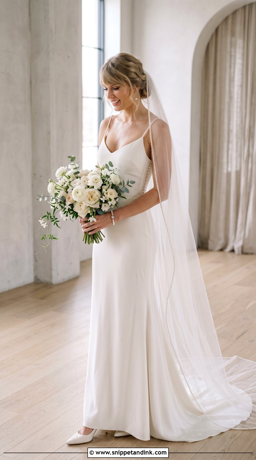Taylor Swift Wedding Dress Pearl Details - Snippet and Ink - 25 Taylor Swift Wedding Dress Ideas