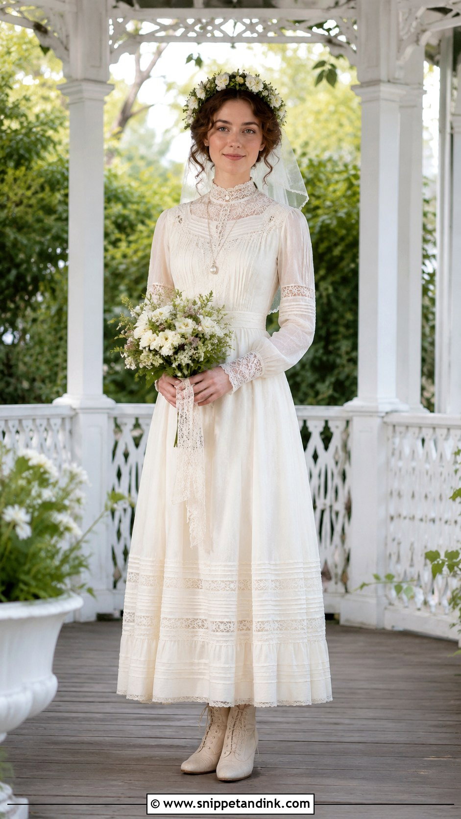 Tea Dress 1910s Wedding Dress - Snippet and Ink - 20 1910s Wedding Dress Ideas