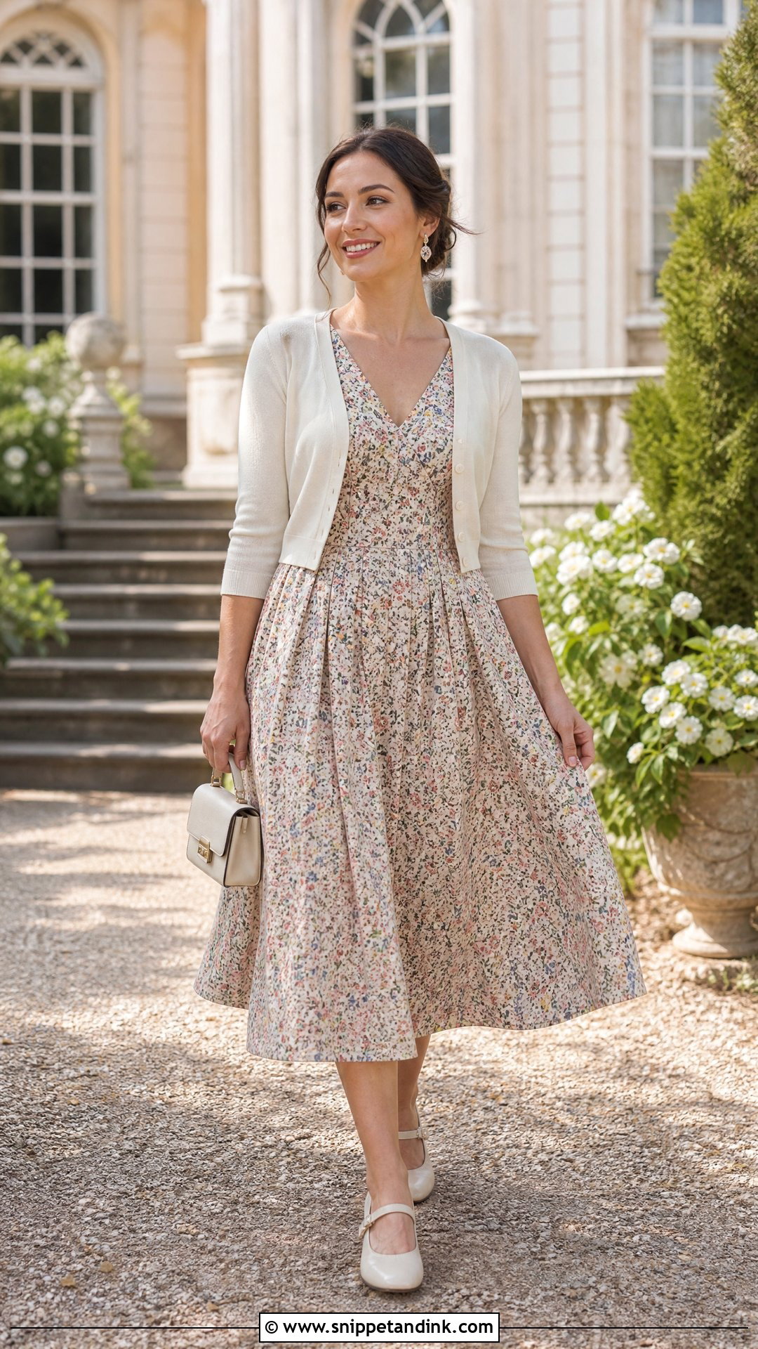 Tea Dress Casual Wedding Outfit - Snippet and Ink - 20 What to Wear to a Casual Wedding Ideas