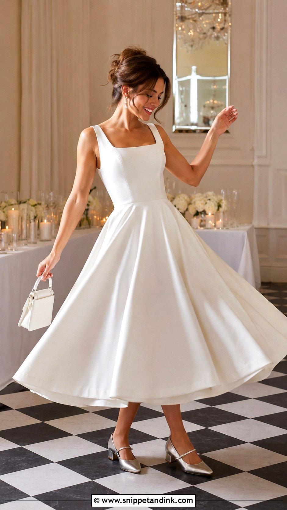 Tea Length After Party Wedding Dress - Snippet and Ink - 20 After Party Wedding Dress Dancing Ideas