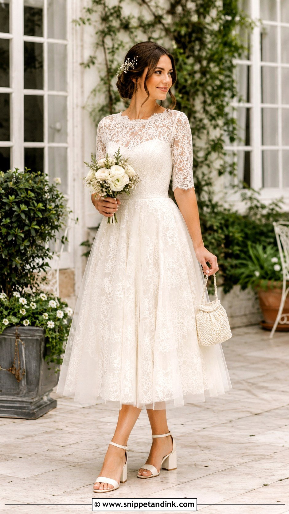 Tea Length Boheme Wedding Dress - Snippet and Ink - 20 Weeding Dress Boheme Ideas