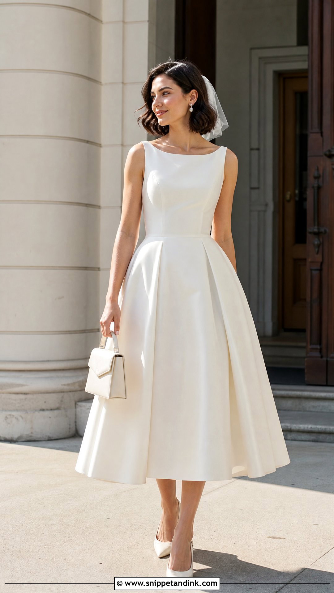 Tea Length Bridal Dress - Snippet and Ink - 20 Bridal Dresses Ideas