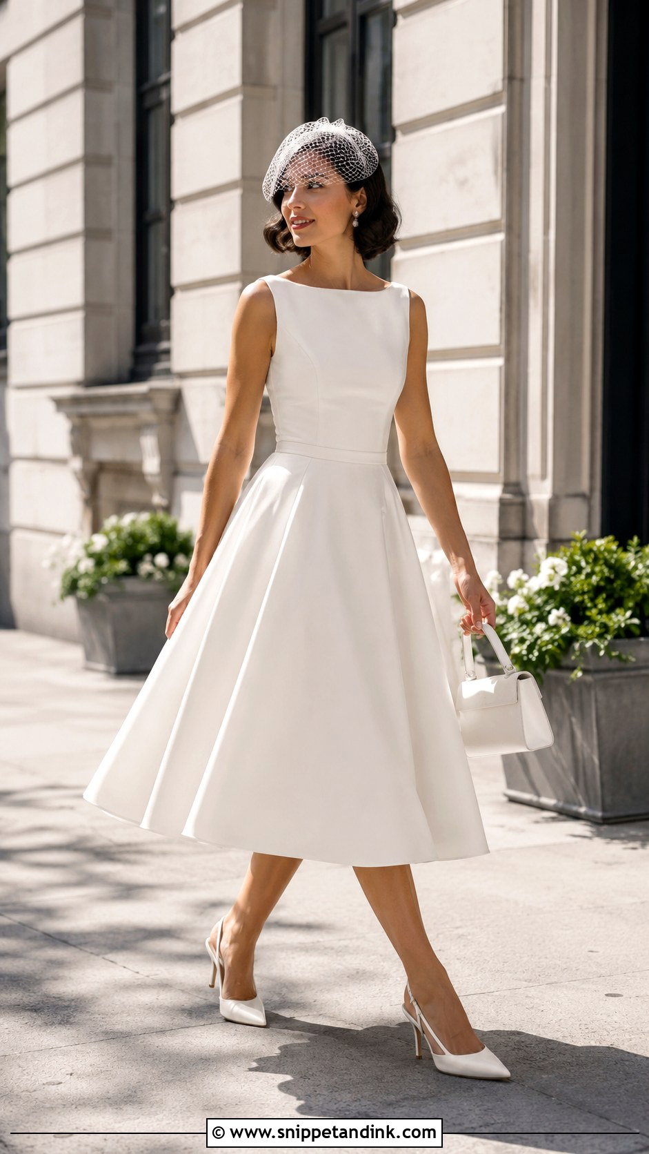 Tea Length Bridal Dress - Snippet and Ink - 20 Bridal Women Ideas