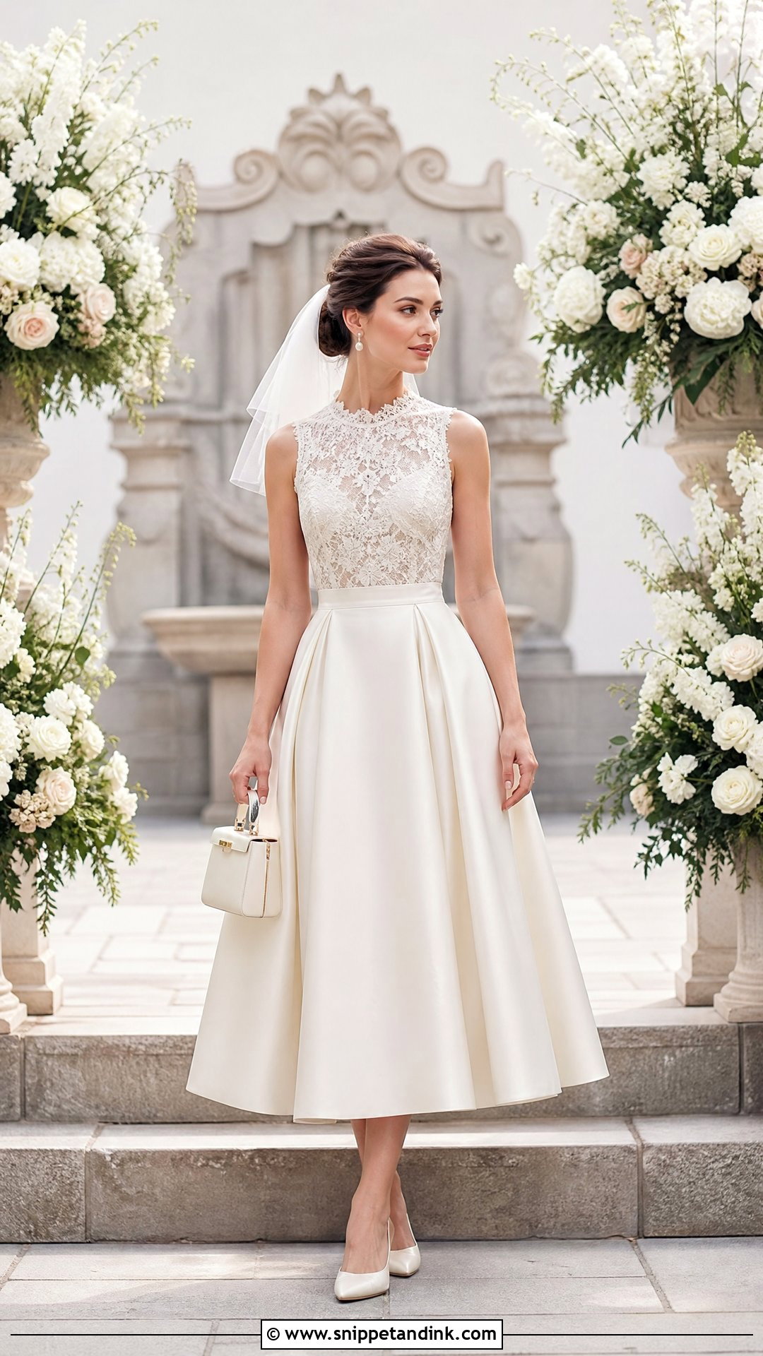 Tea Length Bridal Dress - Snippet and Ink - 20 Unique Bridal Dresses
