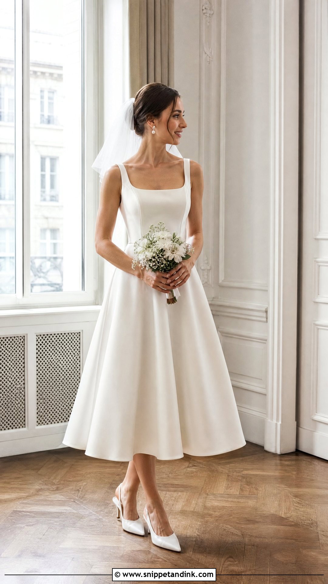 Tea Length Bridal Dress - Snippet and Ink - 25 Luxury Bridal Dress Ideas