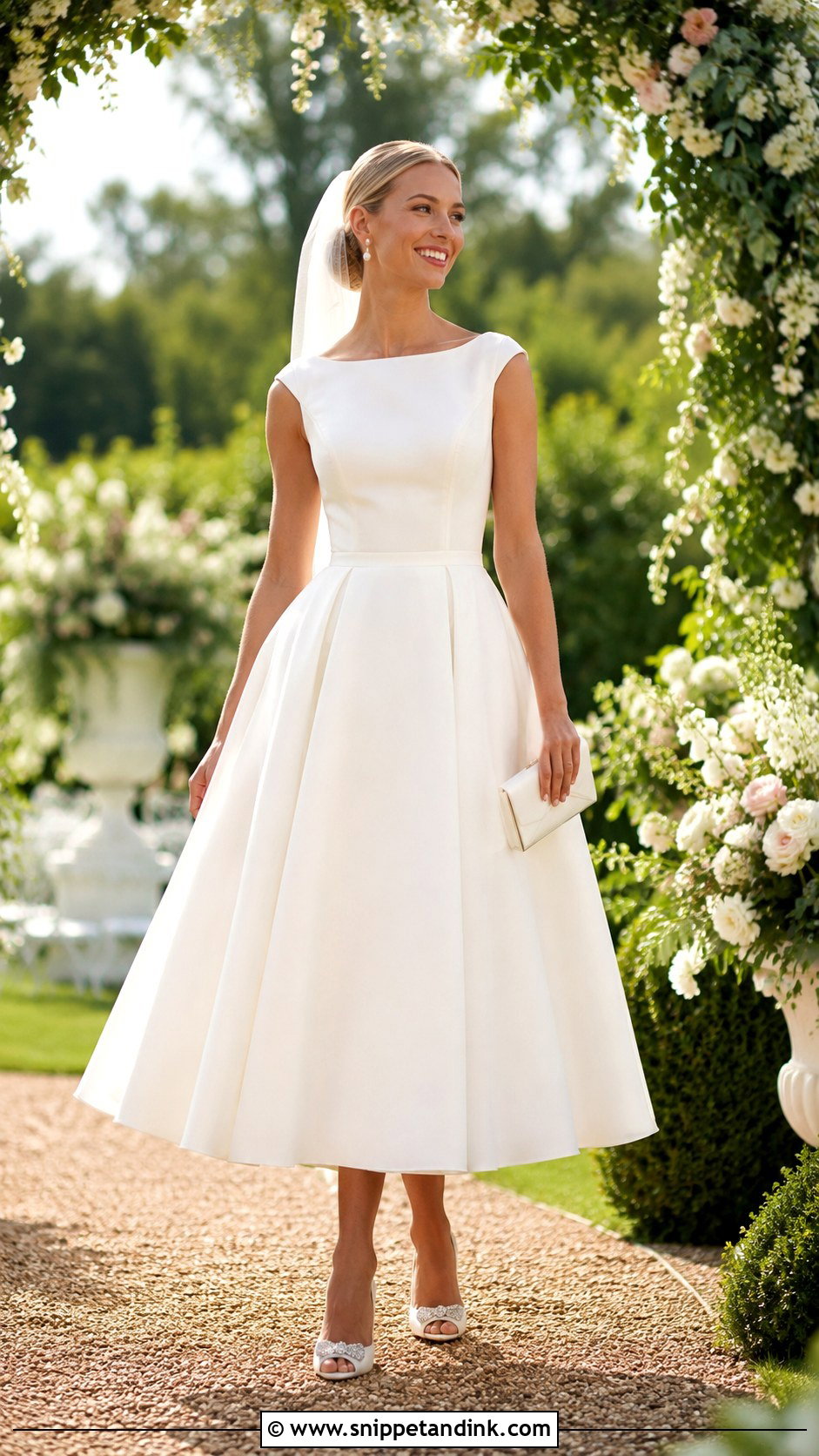 Tea Length Bride Dress - Snippet and Ink - 25 Bride Dress 2025 Ideas