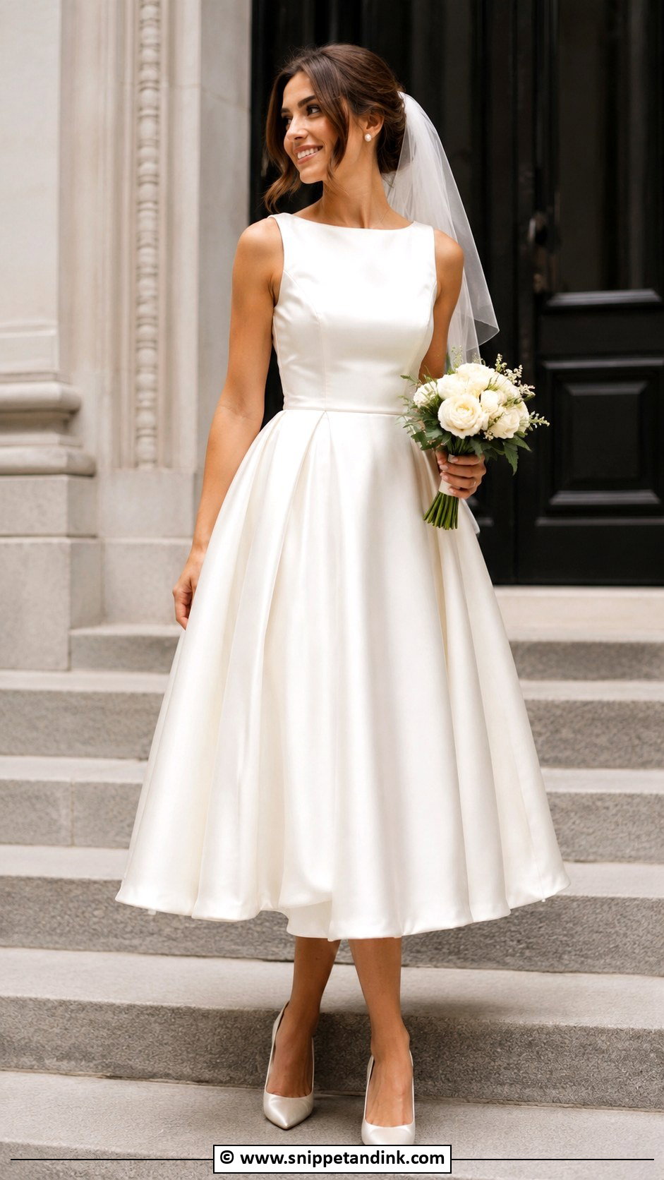 Tea Length Bride Dress - Snippet and Ink - 30 Brides Dresses