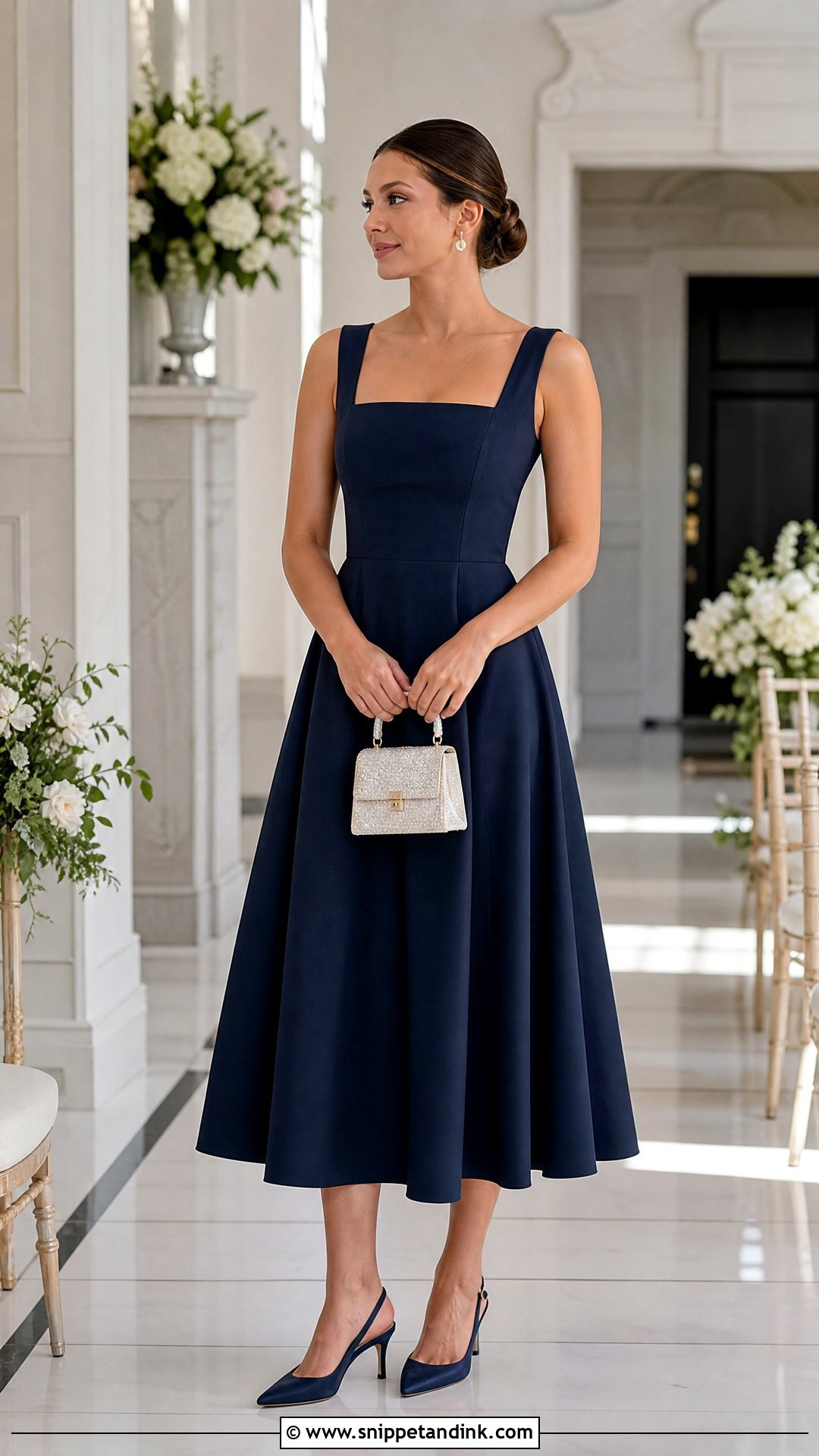 Tea Length Bridesmaid Dress - Snippet and Ink - 20 Wedding Maids Dress Designs