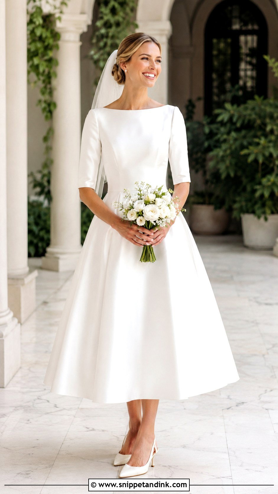 Tea Length Christian Wedding Dress - Snippet and Ink - 20 Christian Gowns Wedding Dresses