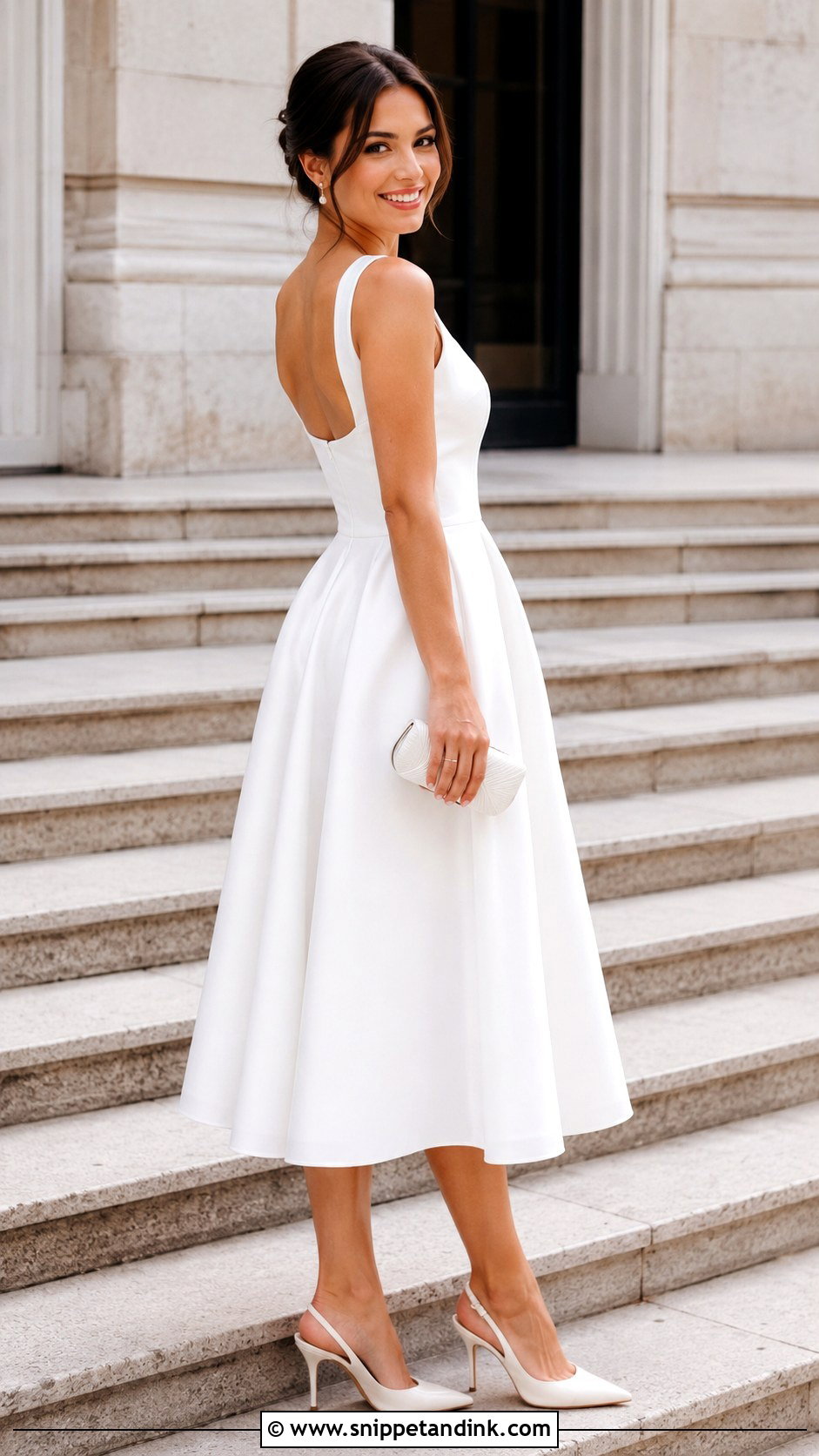 Tea Length Civil Wedding Dress - Snippet and Ink - 25 Simple Civil Wedding Dress Ideas