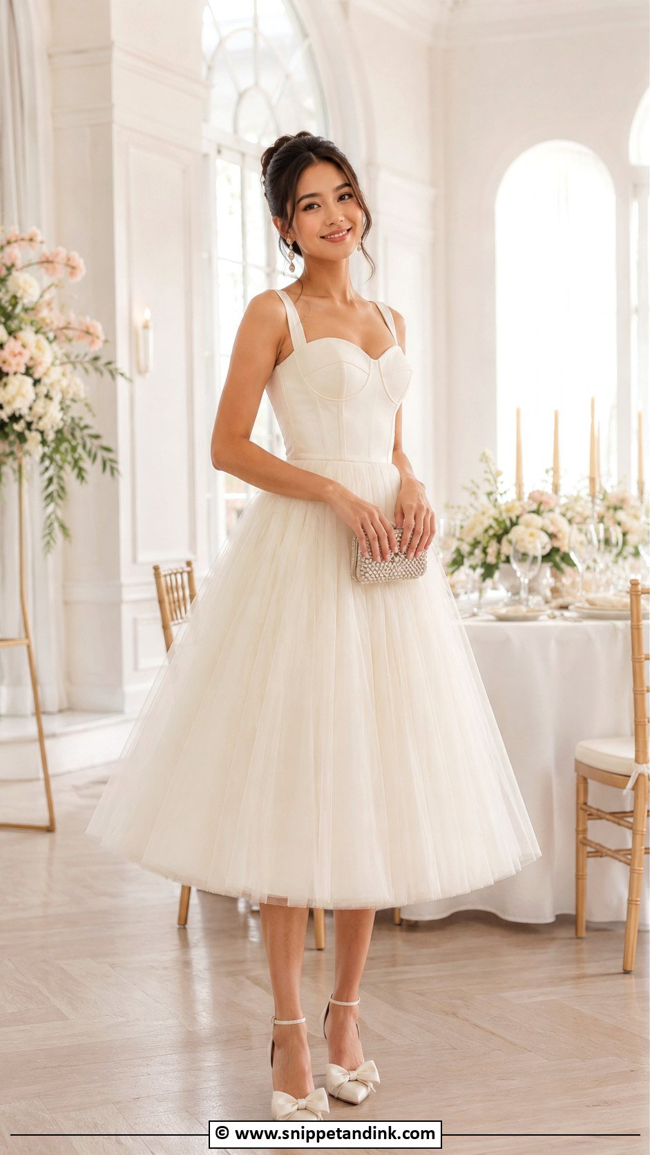 Tea Length Debut Dress - Snippet and Ink - 25 Debut Dress Ideas