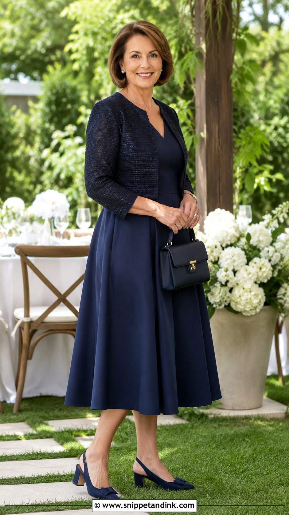 Tea Length Dress Backyard Wedding Outfit - Snippet and Ink - 20 Backyard Wedding Outfit Ideas