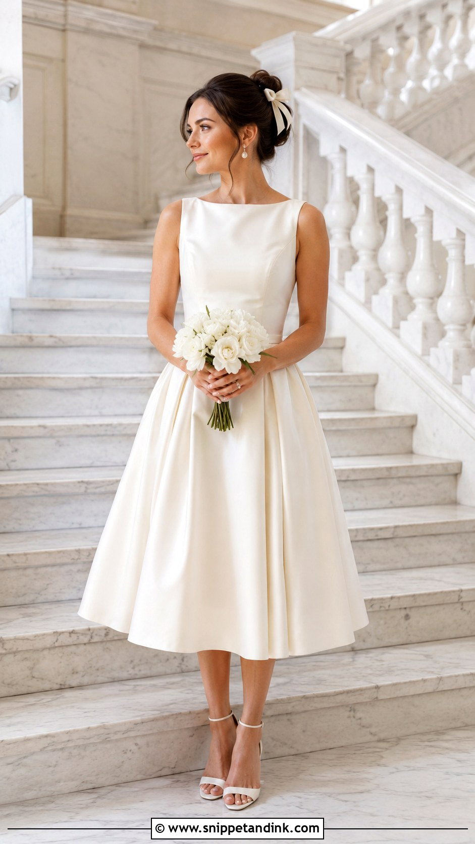 Tea Length Dress Civil Marriage Outfit - Snippet and Ink - 25 Civil Marriage Outfit Ideas