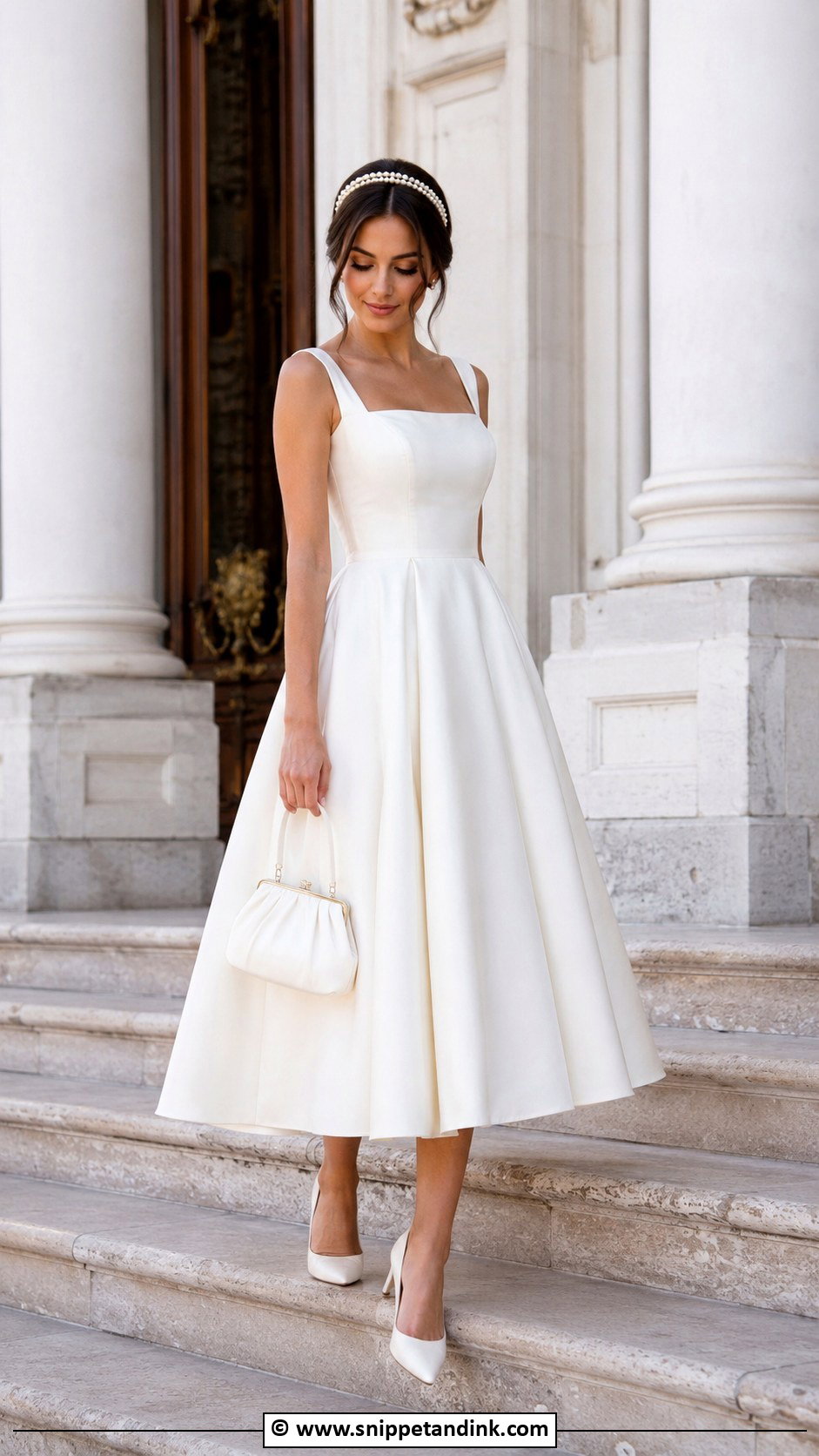 Tea Length Dress For Civil Ceremony - Snippet and Ink - 25 Civil Ceremony Dress Ideas
