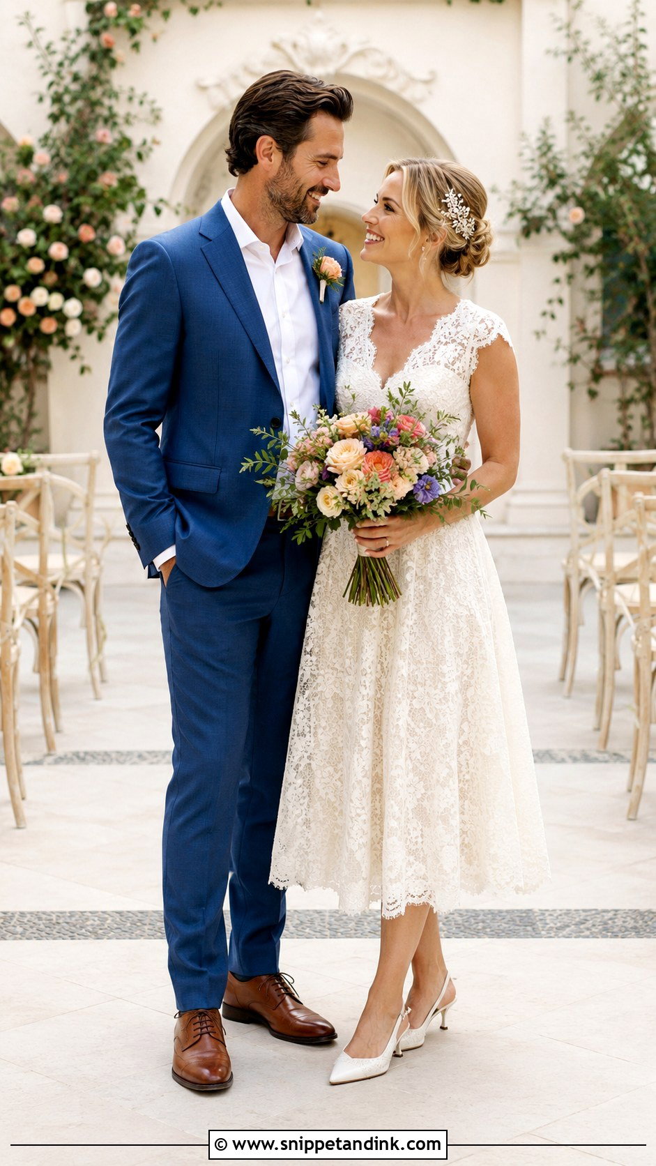 Tea Length Dress Second Wedding - Snippet and Ink - 20 2nd Marriage Ideas