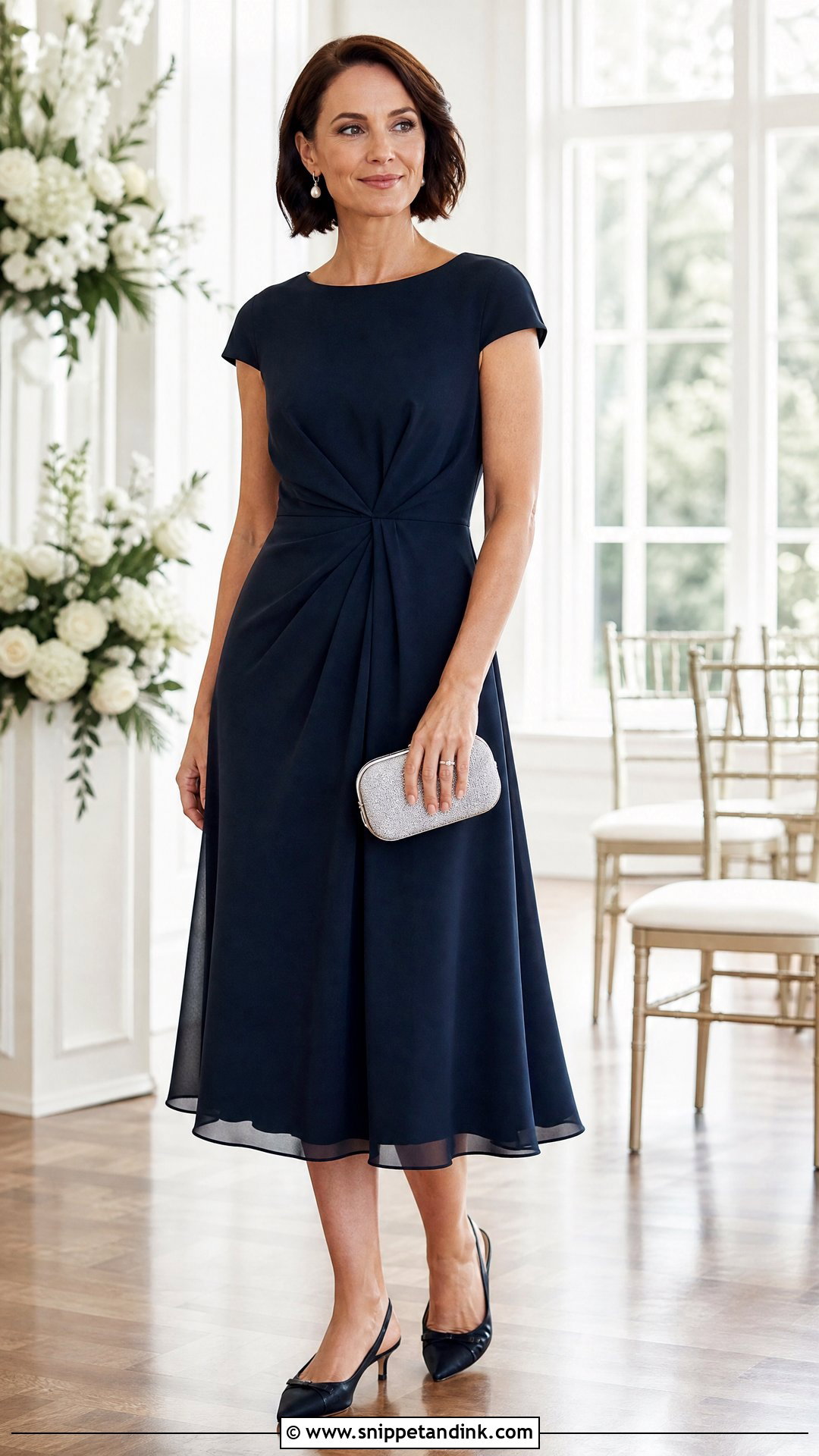 Tea Length Dress Wedding Officiant Attire - Snippet and Ink - 25 Wedding Officiant Attire Ideas