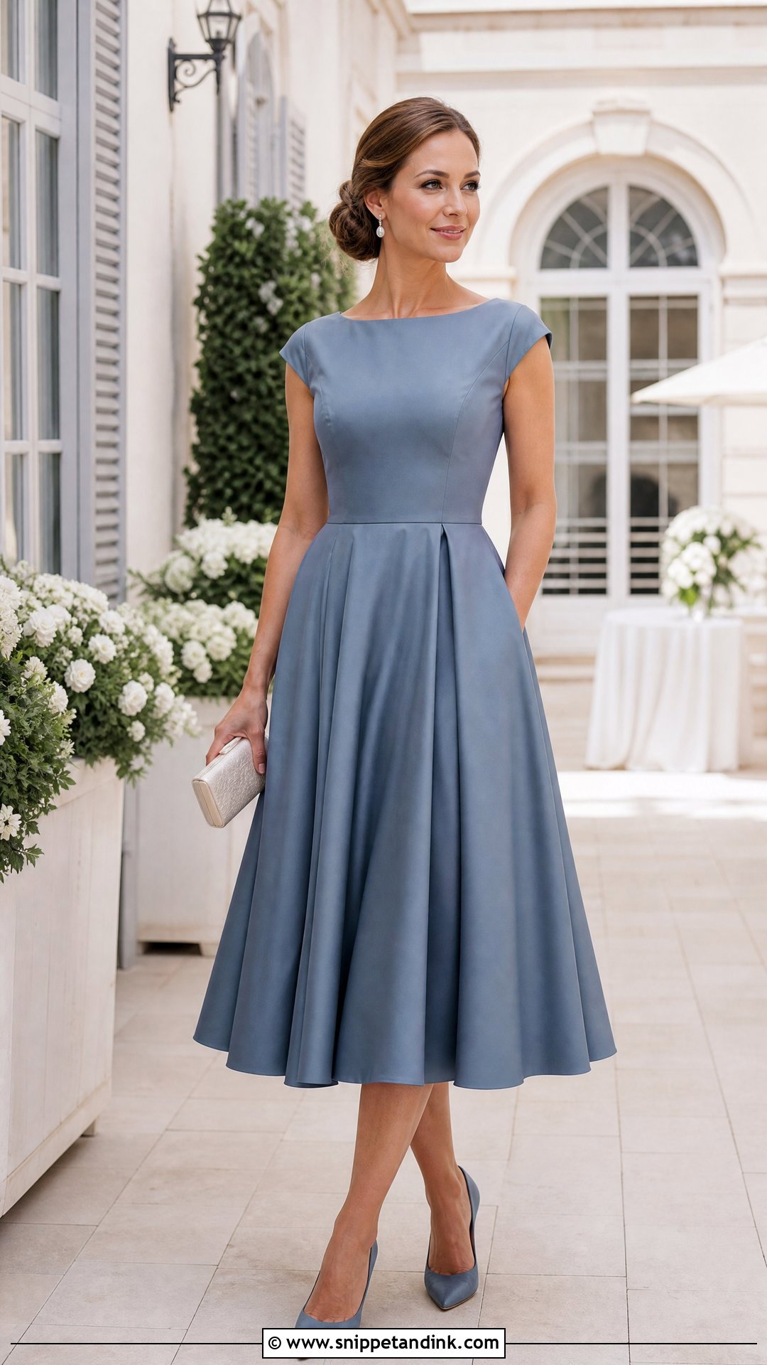 Tea Length Dress Wedding Outfit - Snippet and Ink - 25 Clothes for Wedding Ideas