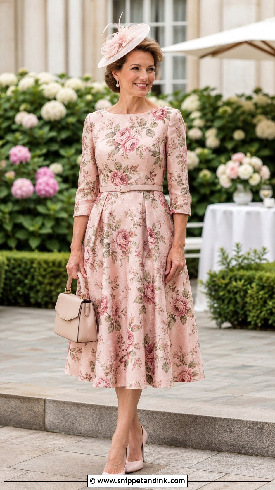 Tea Length Dress Wedding Outfit - Snippet and Ink - 20 Style for Wedding Ideas