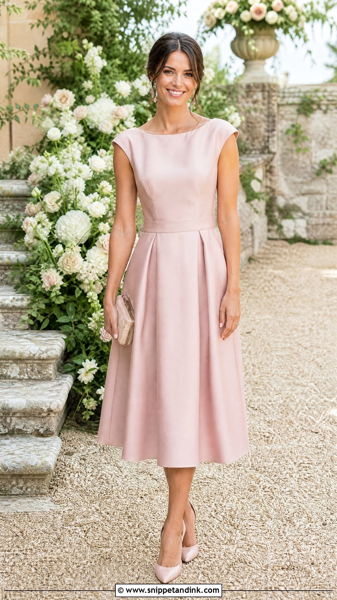 Tea Length Dress Wedding Outfit - Snippet and Ink - 25 Wedding Wear Dresses for Women
