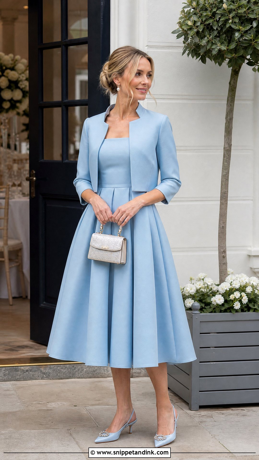 Tea Length Dress for a Spring Wedding - Snippet and Ink - 20 Spring Wedding Attire Ideas