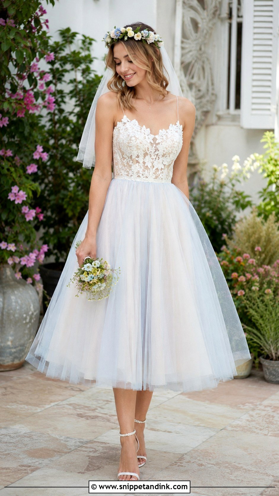 Tea Length Faerie Wedding Dress - Snippet and Ink - 20 Faerie Wedding Dress Ideas