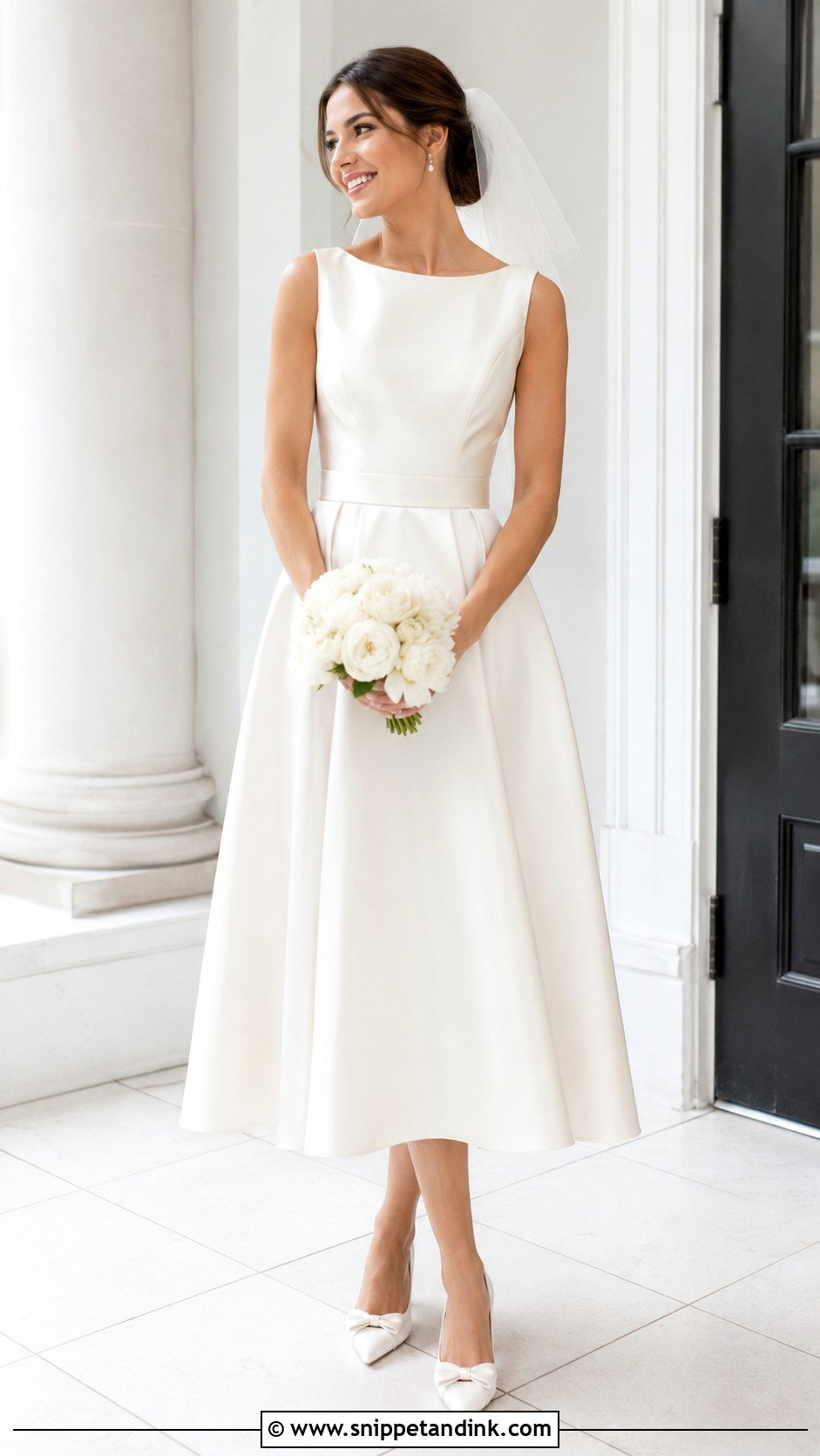 Tea Length Gown for Bride - Snippet and Ink - 25 Gown for Bride Ideas
