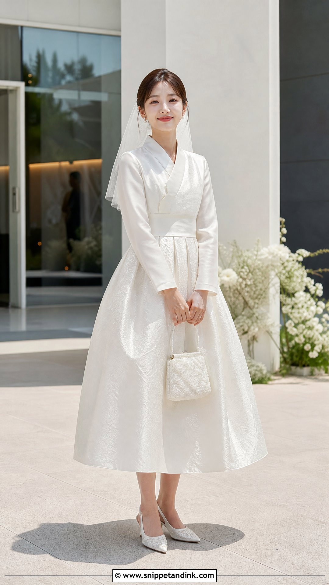 Tea Length Korean Wedding Dress - Snippet and Ink - 25 Elegant Korean Wedding Dress Ideas