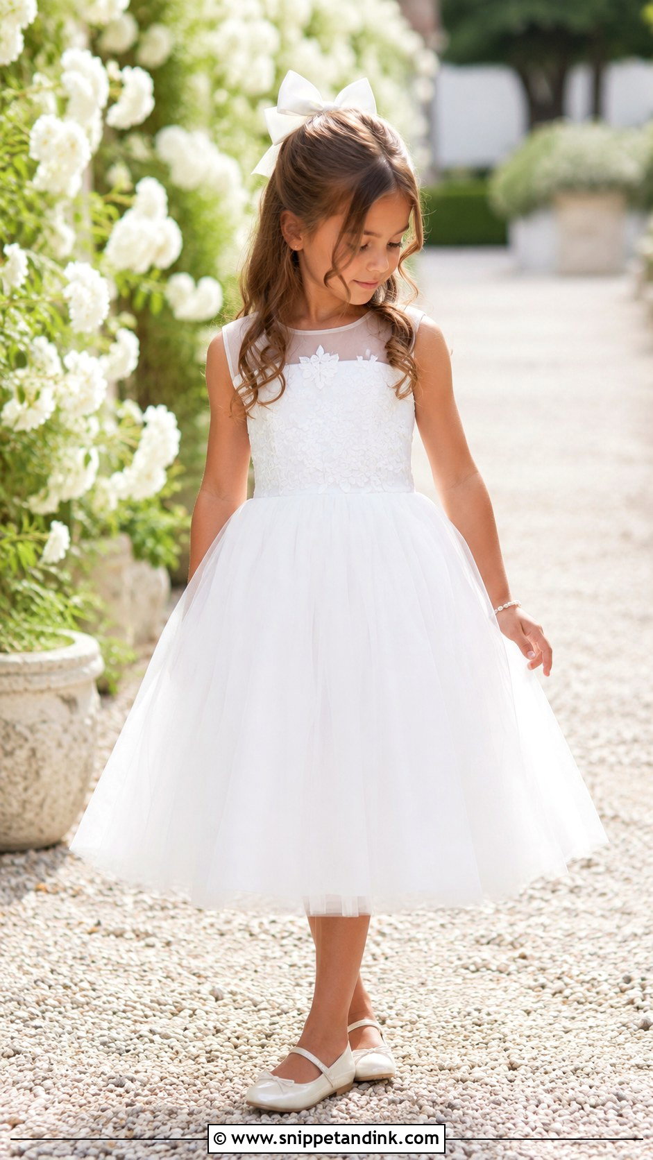 Tea Length Little Bride Gown - Snippet and Ink - 25 Little Bride Gown Styles