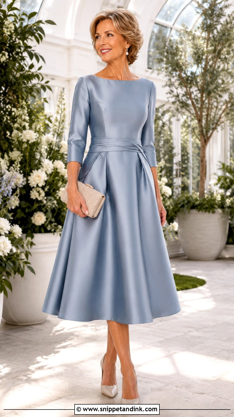 Tea Length MOB Dress - Snippet and Ink - 30 Mob Dresses