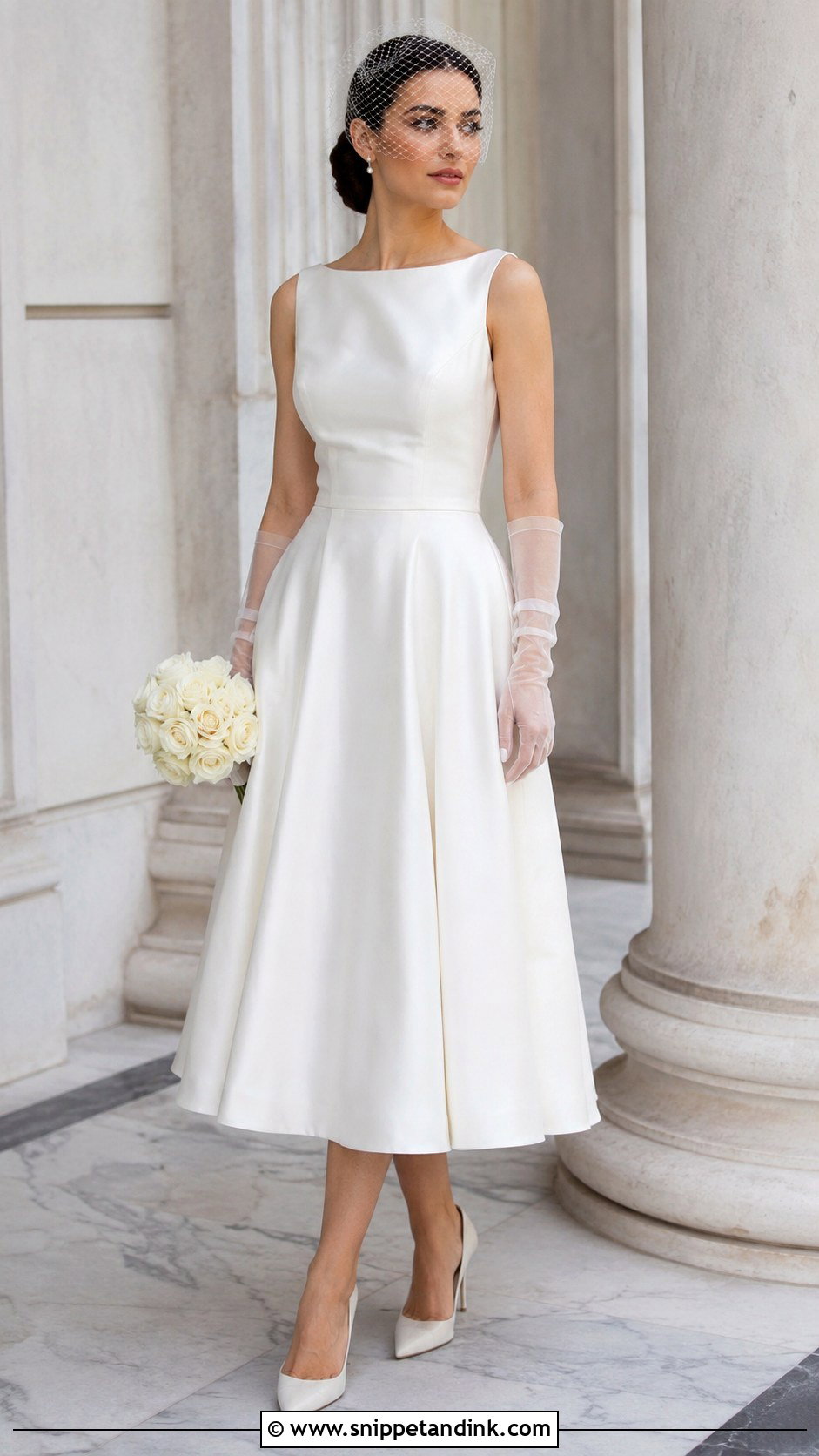 Tea Length Mafia Wedding Dress - Snippet and Ink - 25 Mafia Wedding Dress Ideas