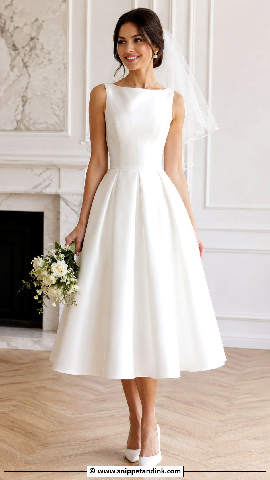 Tea Length Marriage Dress - Snippet and Ink - 25 Marriage Dresses for Women