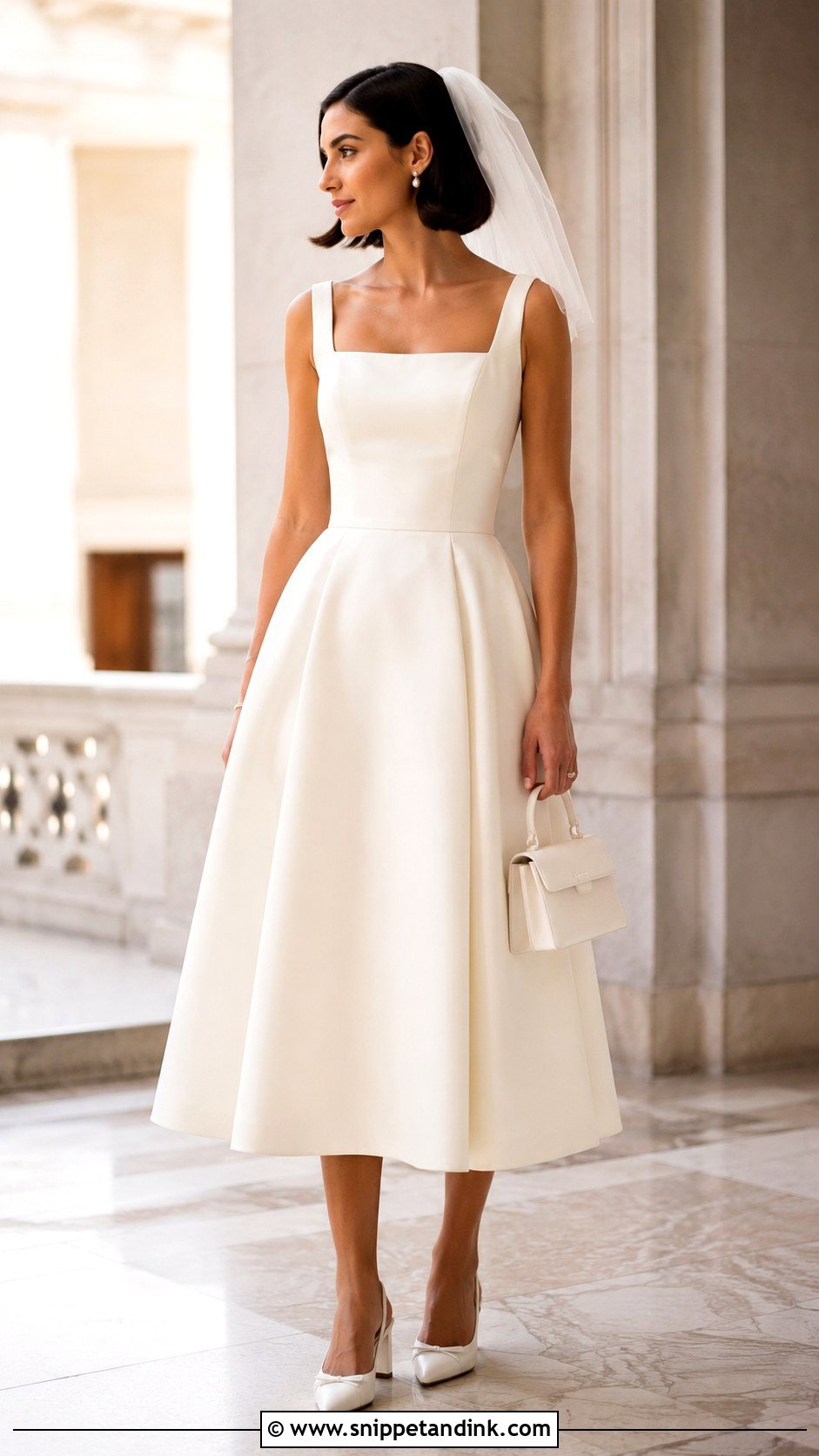 Tea Length Marriage Gown - Snippet and Ink - 20 Marriage Gowns Brides