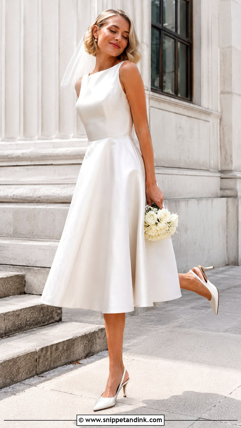 Tea Length Marriage Gown - Snippet and Ink - 20 Marriage Gown Ideas
