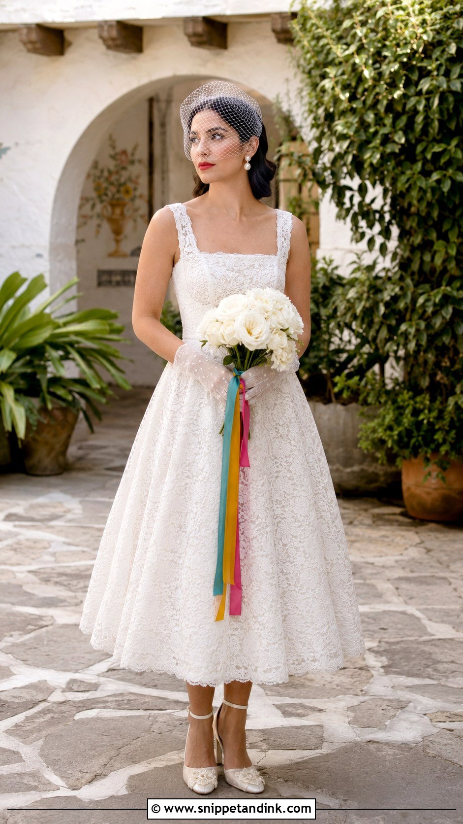 Tea Length Mexico Wedding Dress - Snippet and Ink - 20 Mexico Wedding Dress Ideas
