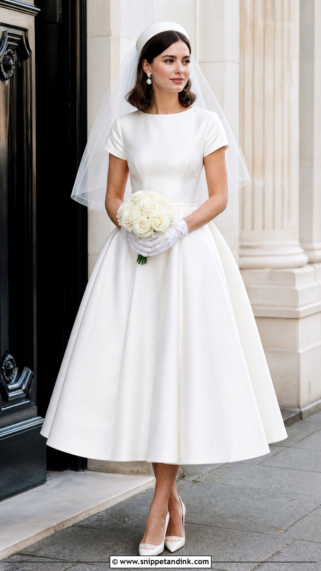 Tea Length Royal Bride Dress - Snippet and Ink - 20 Royal Bride Dress Ideas