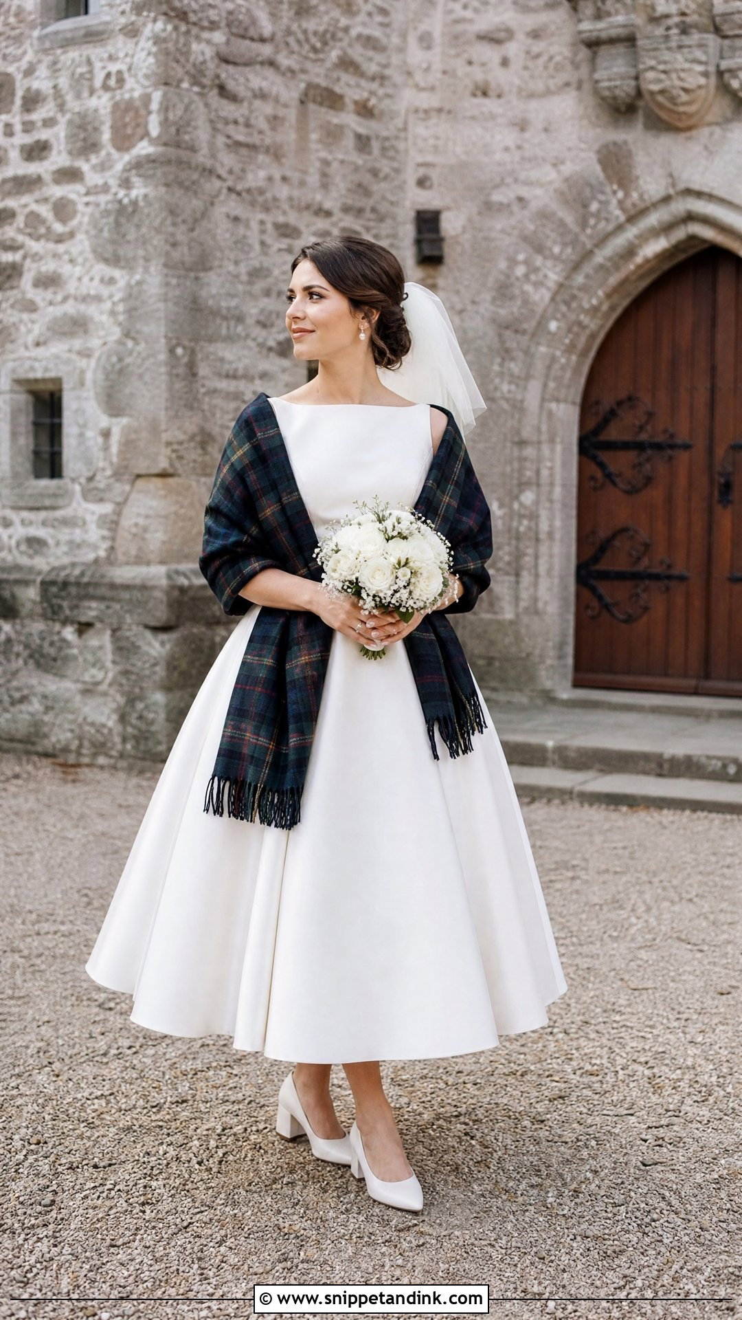 Tea Length Scotland Wedding Dress - Snippet and Ink - 20 Scotland Wedding Dress Ideas
