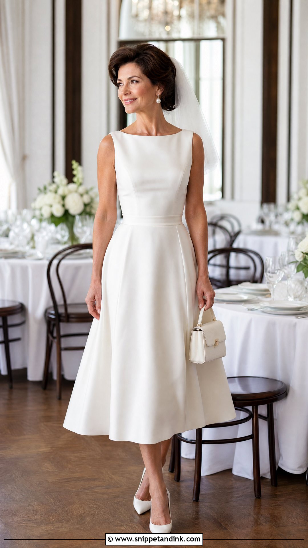 Tea Length Second Wedding Dress - Snippet and Ink - 20 Short Second Wedding Dress Ideas