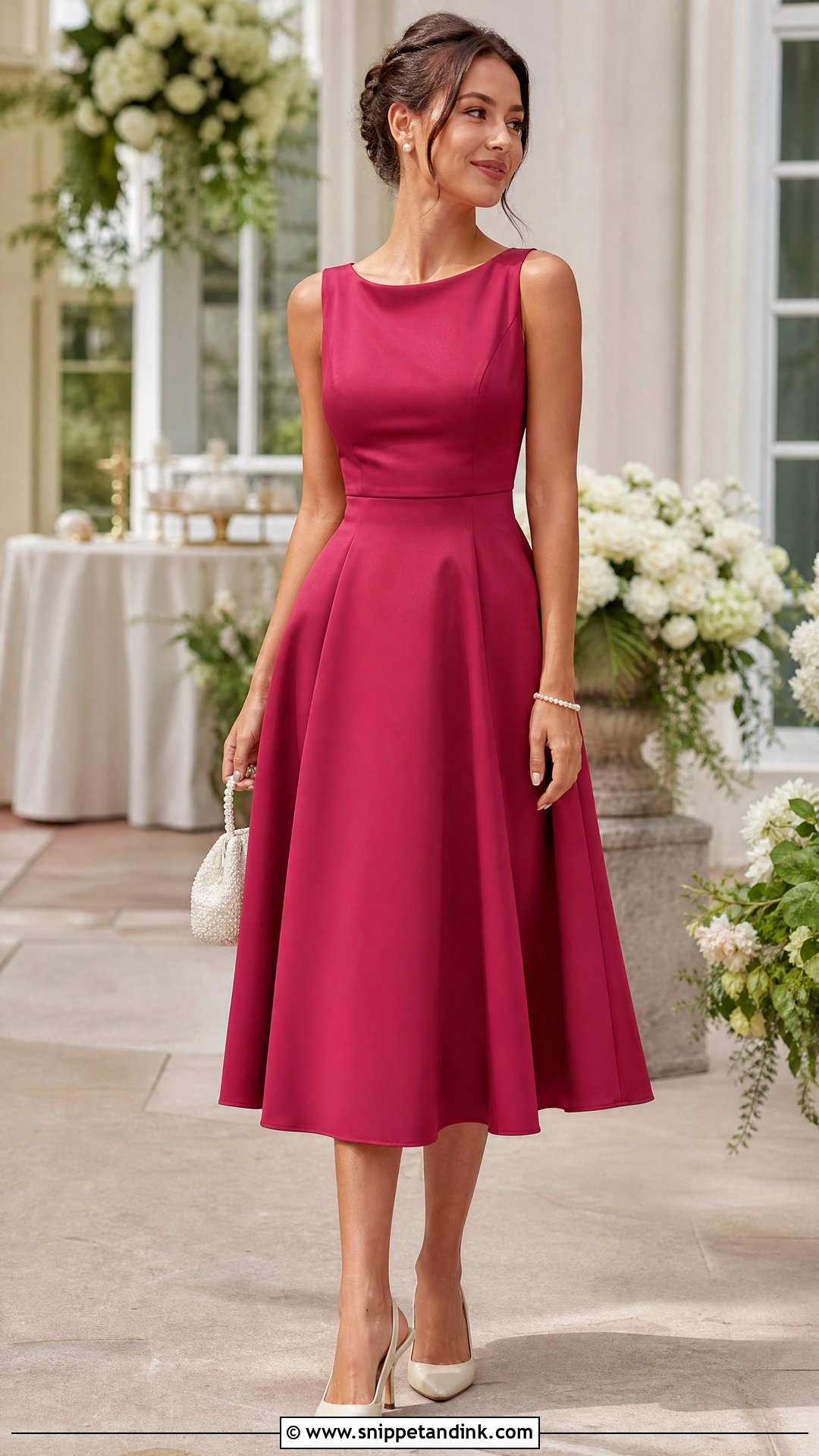 Tea Length Sister Wedding Dress - Snippet and Ink - 20 Sister Wedding Dresses
