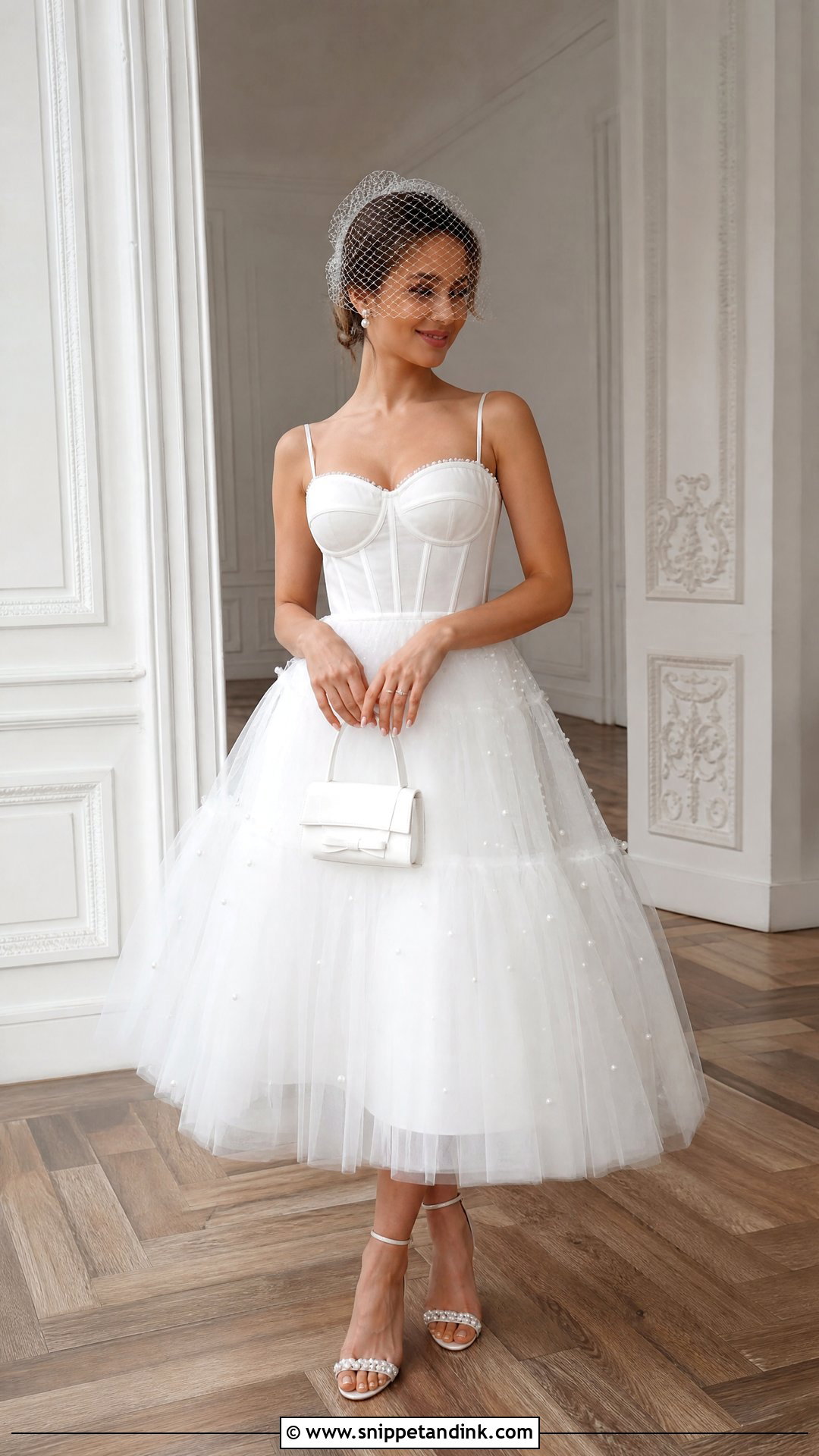 Tea Length Tulle Wedding Dress - Snippet and Ink - 20 Original Wedding Dress Ideas