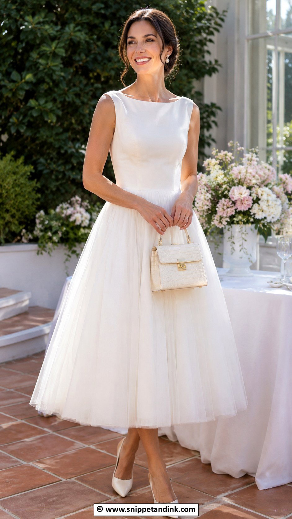 Tea Length Vow Renewal Dress - Snippet and Ink - 30 Vow Renewal Dress Ideas