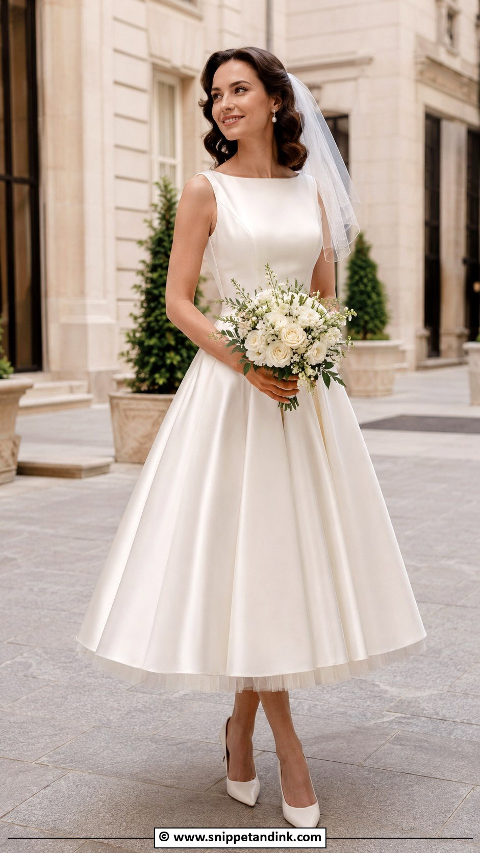 Tea Length Wedding Dress - Snippet and Ink - 25 Cheap Wedding Dress Ideas