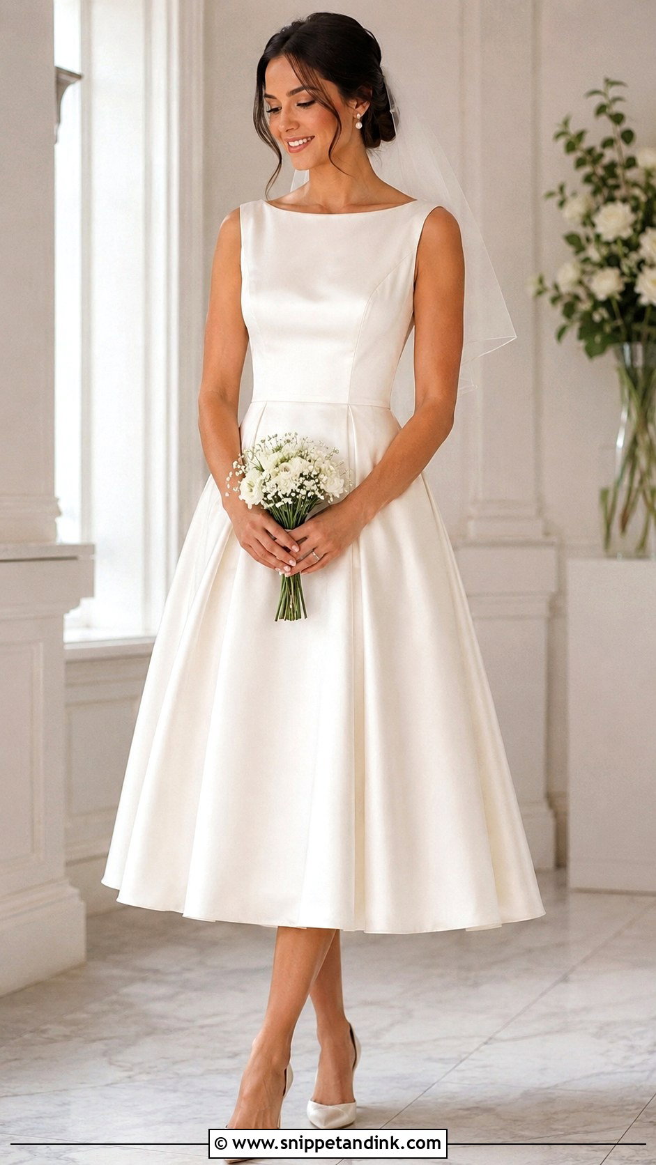 Tea Length Wedding Dress - Snippet and Ink - 25 Classy Elegant Wedding Dresses