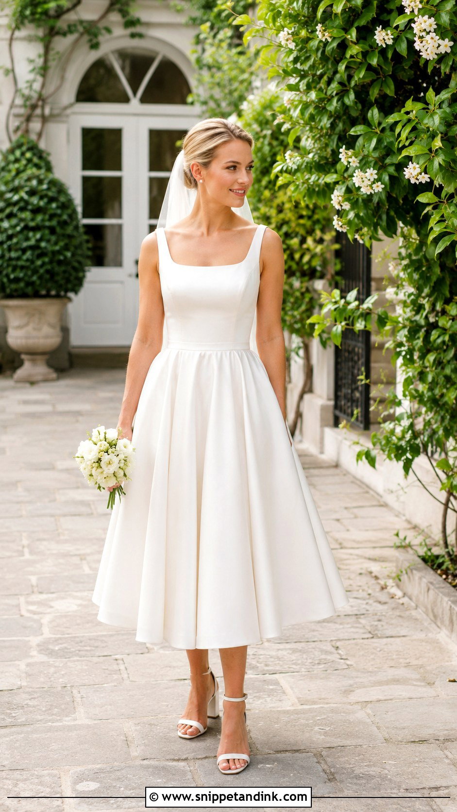 Tea Length Wedding Dress - Snippet and Ink - 25 Intimate Wedding Dress Ideas