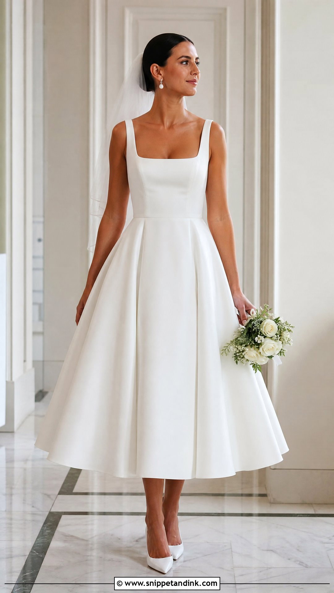 Tea Length Wedding Dress - Snippet and Ink - 25 Modern Elegant Wedding Dress Ideas