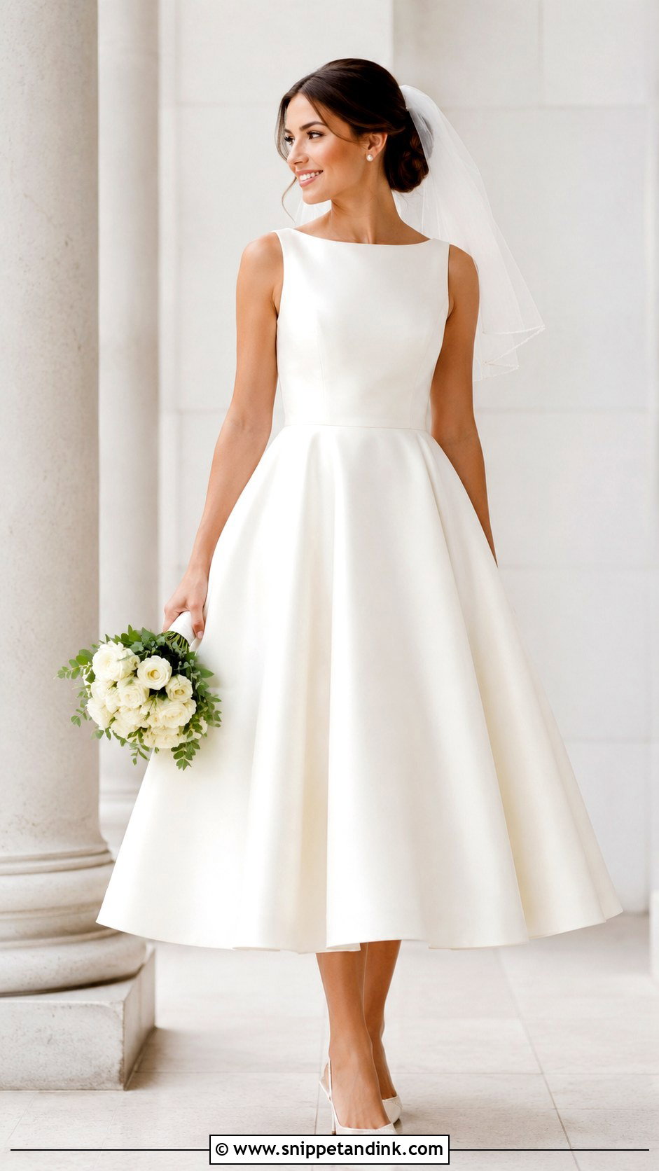 Tea Length Wedding Dress - Snippet and Ink - 25 Modern Vintage Wedding Dress Ideas